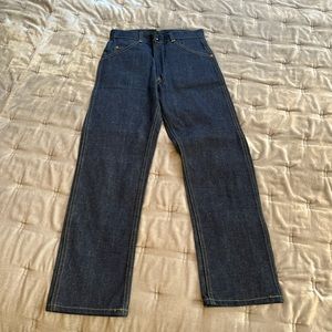 Vintage Western Sanforized 13 3/4 oz Jeans with tags by Western Overall mfg